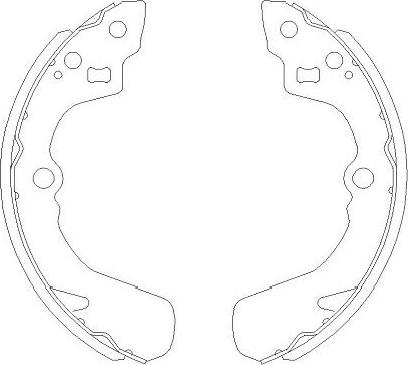 Kavo Parts KBS-8905 - Komplet kočnica, bubanj kočnice www.molydon.hr