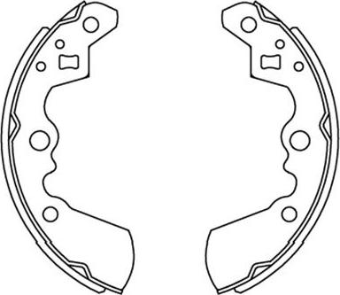 Kavo Parts KBS-8906 - Komplet kočnica, bubanj kočnice www.molydon.hr