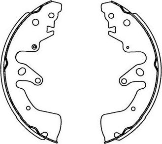 Kavo Parts KBS-8901 - Komplet kočnica, bubanj kočnice www.molydon.hr