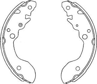 Kavo Parts KBS-8912 - Komplet kočnica, bubanj kočnice www.molydon.hr