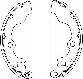 Kavo Parts KBS-8928 - Komplet kočnica, bubanj kočnice www.molydon.hr