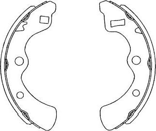 Kavo Parts KBS-2904 - Komplet kočnica, bubanj kočnice www.molydon.hr