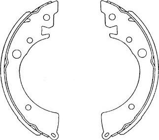 Kavo Parts KBS-2905 - Komplet kočnica, bubanj kočnice www.molydon.hr