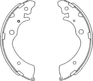 Kavo Parts KBS-2901 - Komplet kočnica, bubanj kočnice www.molydon.hr