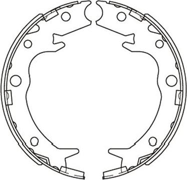 Kavo Parts KBS-2908 - Komplet kočnica, bubanj kočnice www.molydon.hr