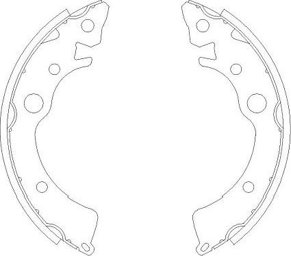 Kavo Parts KBS-2902 - Komplet kočnica, bubanj kočnice www.molydon.hr