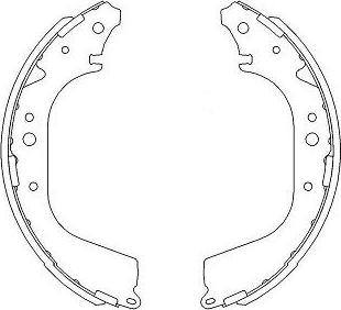 Kavo Parts KBS-7409 - Komplet kočnica, bubanj kočnice www.molydon.hr