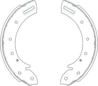 Kavo Parts KBS-7406 - Komplet kočnica, bubanj kočnice www.molydon.hr