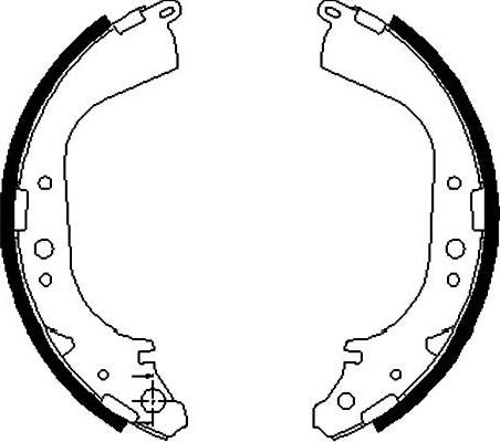 Kavo Parts KBS-7432 - Komplet kočnica, bubanj kočnice www.molydon.hr