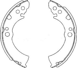 Kavo Parts KBS-7421 - Komplet kočnica, bubanj kočnice www.molydon.hr