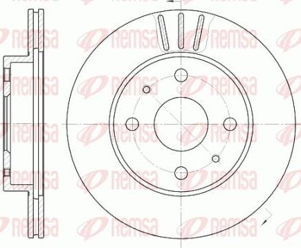 Kawe 6954 10 - Kočioni disk www.molydon.hr