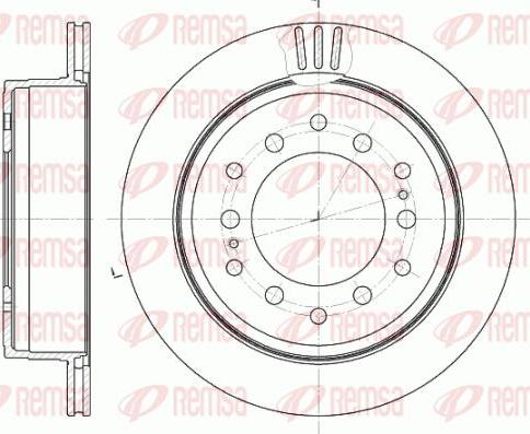 Kawe 6956 10 - Kočioni disk www.molydon.hr