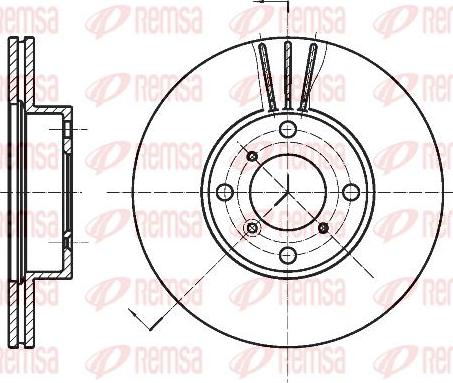 Kawe 6950 10 - Kočioni disk www.molydon.hr