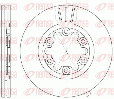 Kawe 6957 10 - Kočioni disk www.molydon.hr