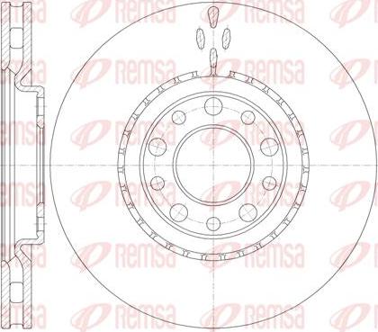 Kawe 6964 10 - Kočioni disk www.molydon.hr