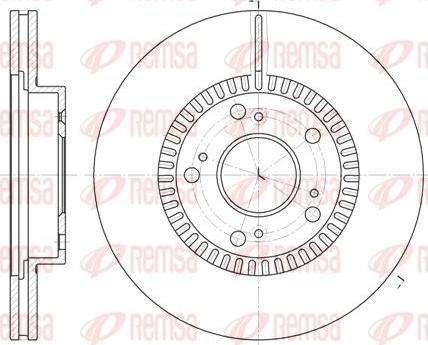 Kawe 6962 10 - Kočioni disk www.molydon.hr