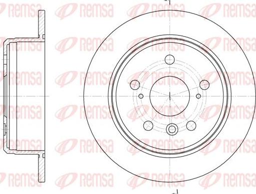 Zekkert BS-5700 - Kočioni disk www.molydon.hr