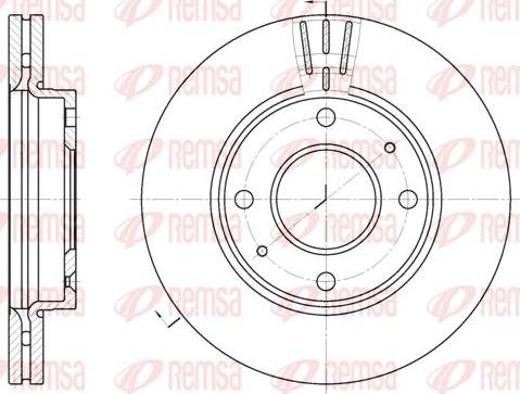 Kawe 6987 10 - Kočioni disk www.molydon.hr