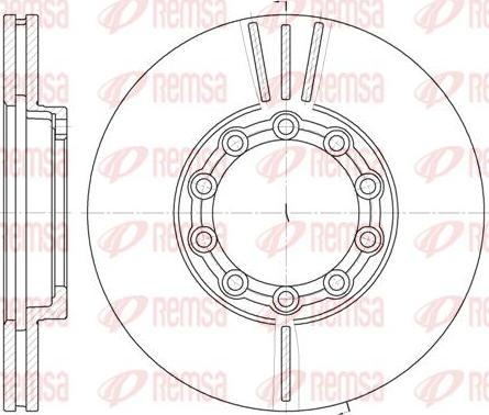 Kawe 6933 10 - Kočioni disk www.molydon.hr