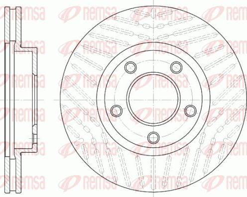 Kawe 6932 10 - Kočioni disk www.molydon.hr