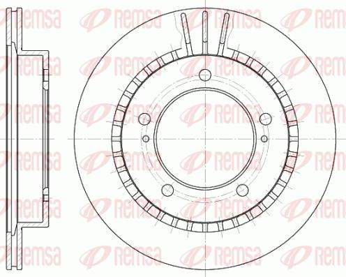 Kawe 6492 10 - Kočioni disk www.molydon.hr