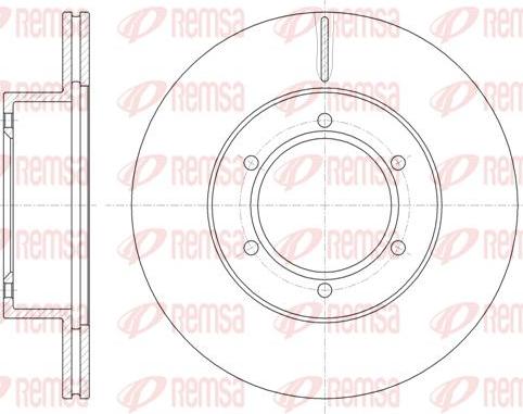 Kawe 6497 10 - Kočioni disk www.molydon.hr