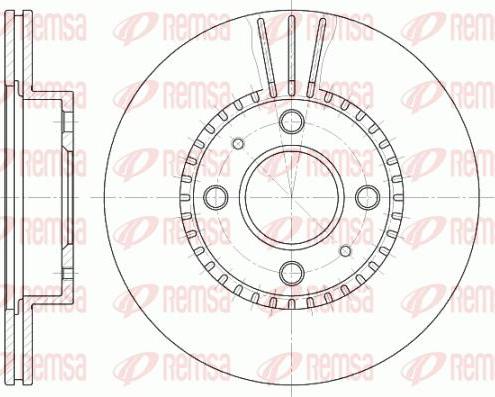 Kawe 6430 10 - Kočioni disk www.molydon.hr