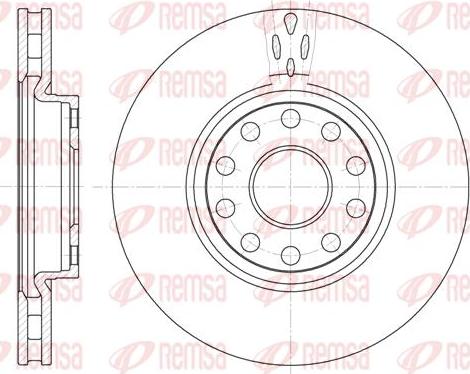 Kawe 6479 10 - Kočioni disk www.molydon.hr