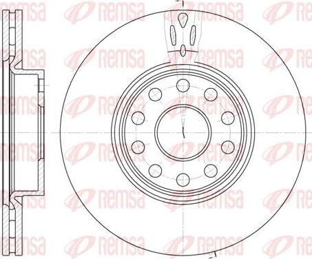 Kawe 6478 10 - Kočioni disk www.molydon.hr