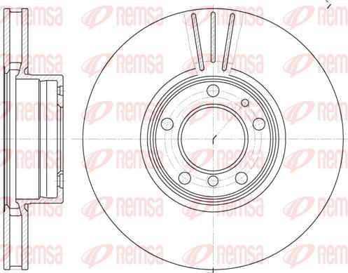 Kawe 6599 10 - Kočioni disk www.molydon.hr