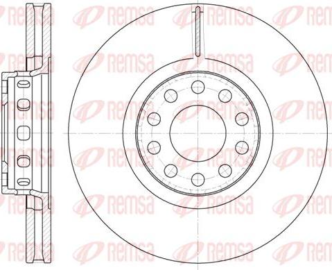 Kawe 6592 10 - Kočioni disk www.molydon.hr