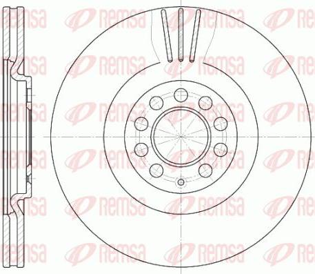 Kawe 6597 10 - Kočioni disk www.molydon.hr