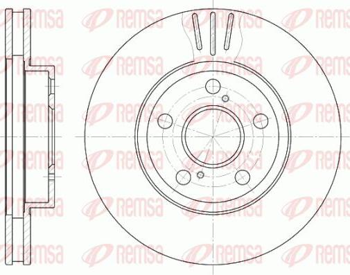 Kawe 6540 10 - Kočioni disk www.molydon.hr