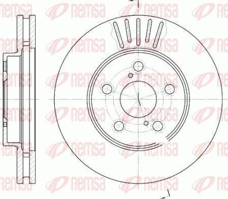 Kawe 6542 10 - Kočioni disk www.molydon.hr