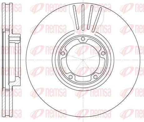 Kawe 6518 10 - Kočioni disk www.molydon.hr