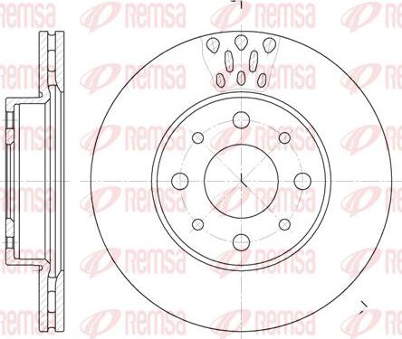 Kawe 6517 10 - Kočioni disk www.molydon.hr