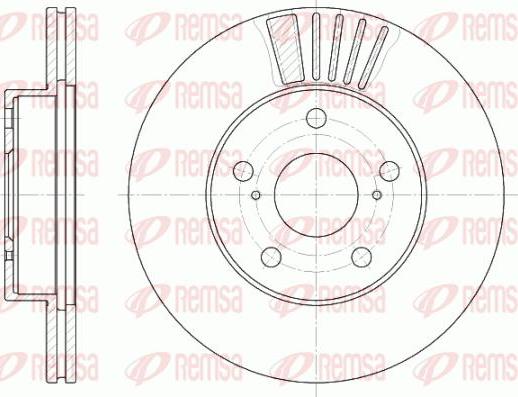 Kawe 6582 10 - Kočioni disk www.molydon.hr