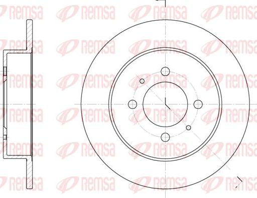 Kawe 6531 00 - Kočioni disk www.molydon.hr