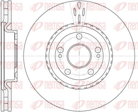 Kawe 6696 10 - Kočioni disk www.molydon.hr