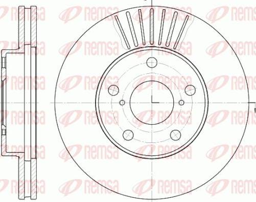 Kawe 6640 10 - Kočioni disk www.molydon.hr