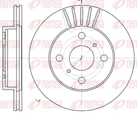 Kawe 6618 10 - Kočioni disk www.molydon.hr