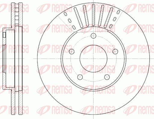 Kawe 6681 10 - Kočioni disk www.molydon.hr