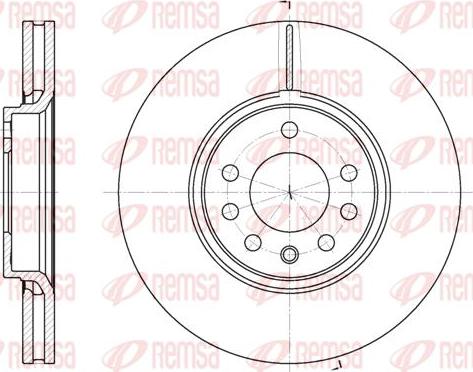 Kawe 6687 10 - Kočioni disk www.molydon.hr