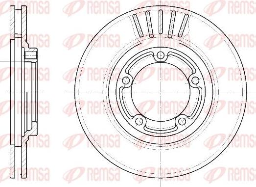 Kawe 6636 10 - Kočioni disk www.molydon.hr