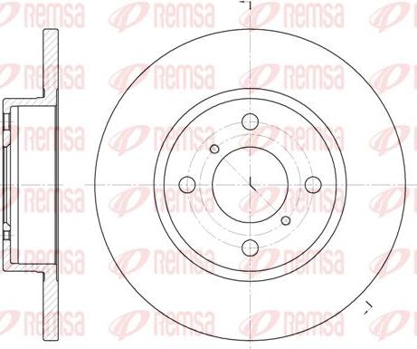 Kawe 6621 00 - Kočioni disk www.molydon.hr