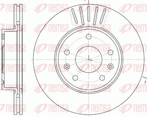 Kawe 6670 10 - Kočioni disk www.molydon.hr