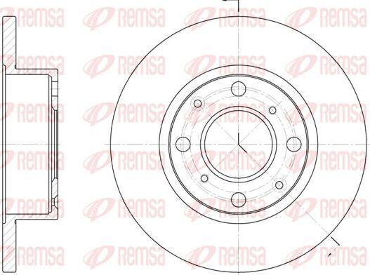 Kawe 6041 00 - Kočioni disk www.molydon.hr