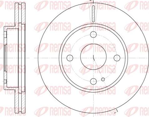 Kawe 6056 10 - Kočioni disk www.molydon.hr