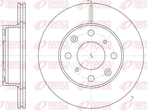 Kawe 6038 10 - Kočioni disk www.molydon.hr