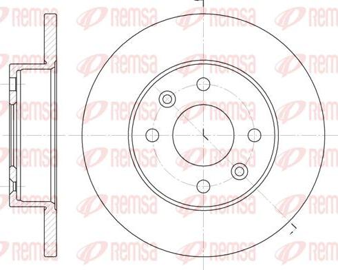 Kawe 6077 00 - Kočioni disk www.molydon.hr